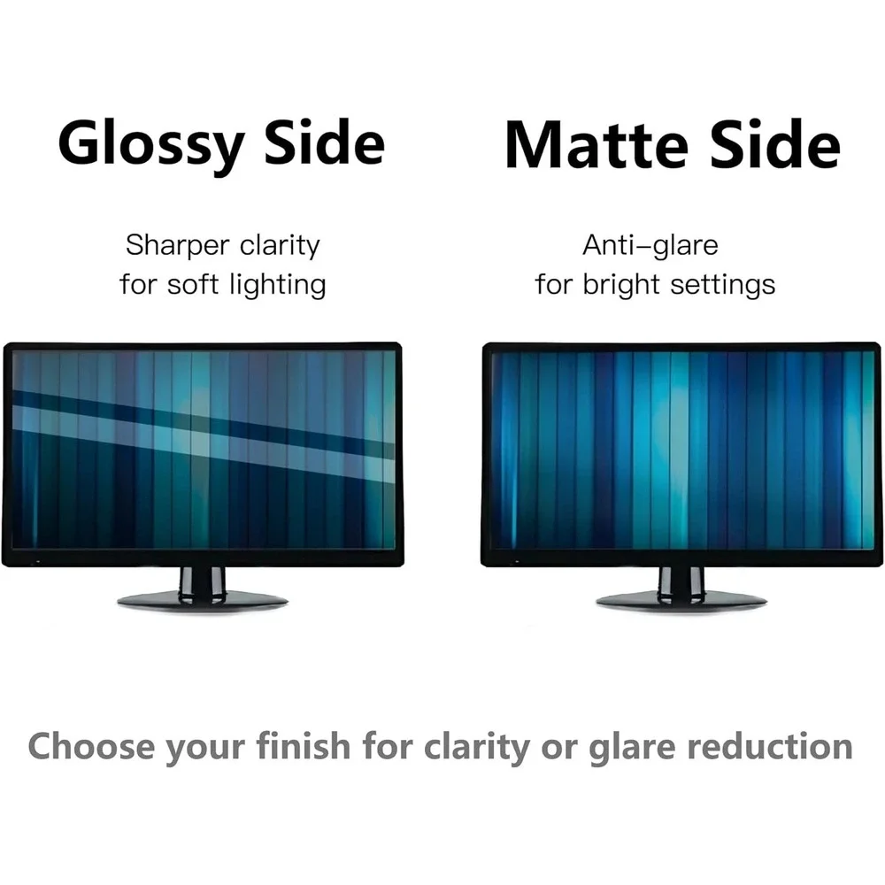 2-Pack 21.5 Inch Privacy Screen Shield– 16:9 Anti-Spy Filter for Desktop Monitor